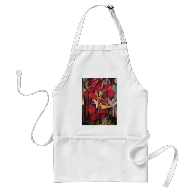 Delantal Franz Marc - zorros (Frente)