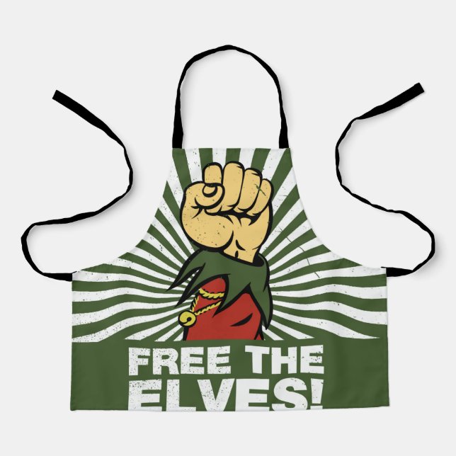 Delantal Free the elves! (Anverso)