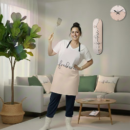 Delantal Freedom Minimalist Typography Design