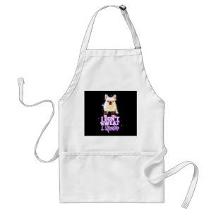 Delantal Frenchie Gift Yo no sudor I Sparkle