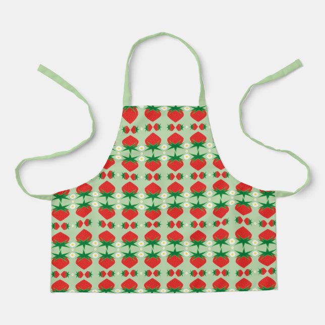 Delantal Fresa Apron pequeño (Anverso)