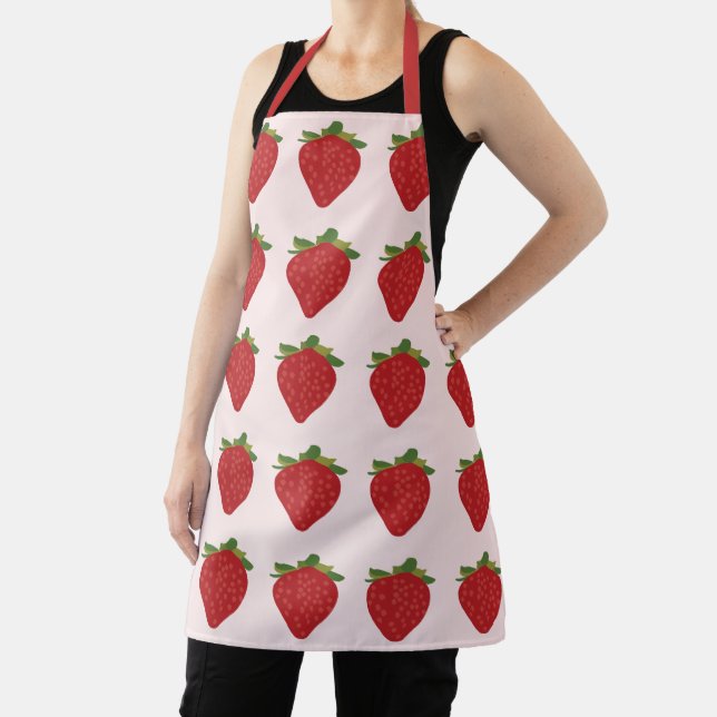 Delantal Fresas Niña Dulce Hornear Fresas (in situ)