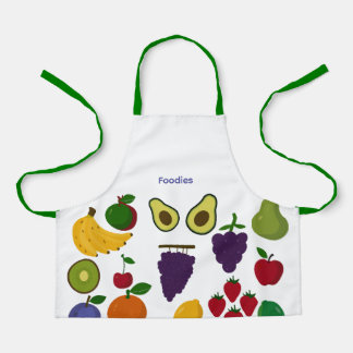 Delantal Fruit Lover Foodies Cute Apron 