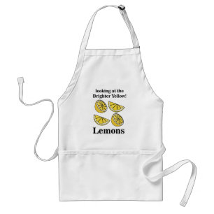 Delantal Fruta De Los Lemones Mirando Los Lemones Amarillos