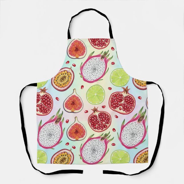 Delantal Fruta tropical de Natasha Us (Anverso)