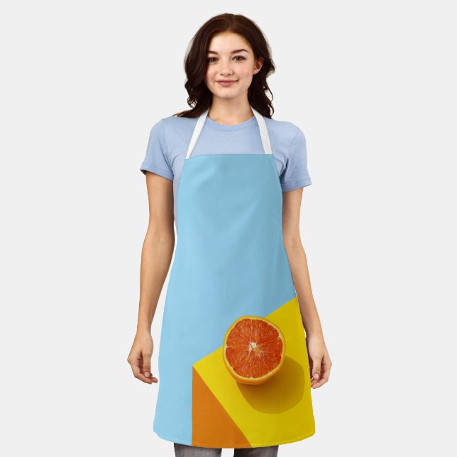 Delantal Frutas de colores (Gastado)