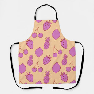 Delantal Frutas Funky Pop