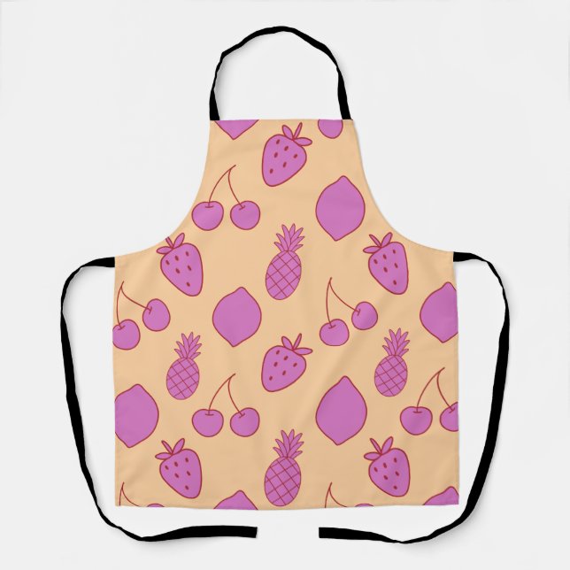 Delantal Frutas Funky Pop (Anverso)
