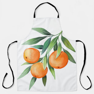 Delantal Frutas Naranjas acuáticas: Ramas aisladas.