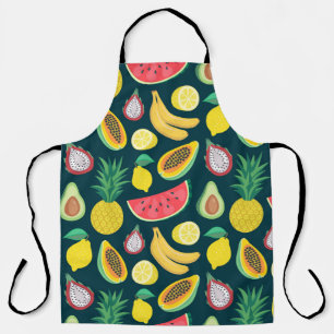 Delantal Frutas tropicales Vintage Pattern Bliss