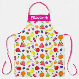 Delantal Frutas y bayas coloridas 
