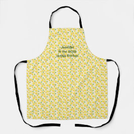 Delantal Frutos cítricos, limones, frescos y brillantes