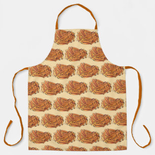 Delantal Fry Fry Fries Fried Fried Fried Papas fritas Comid