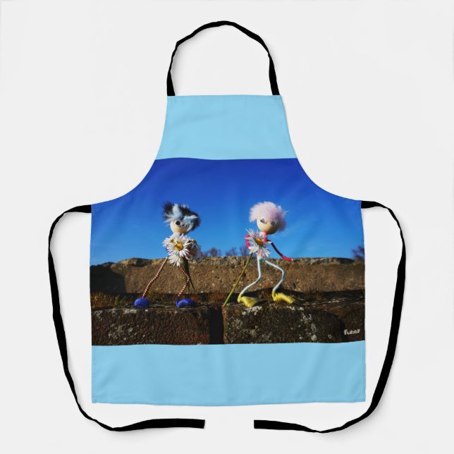 Delantal Fubby's die elkaars Valentijn zijn. (Anverso)