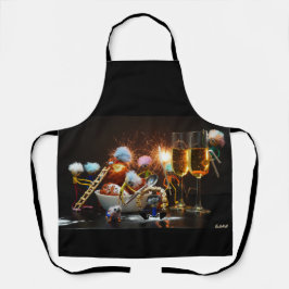 Delantal Fubby's met Jaarwisseling bij feestdagen.