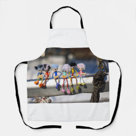 Delantal Fubby's op giek in 'Manhatten' poster.