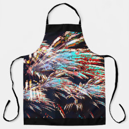 Delantal Fuegos artificiales sobre el Monte Olivet