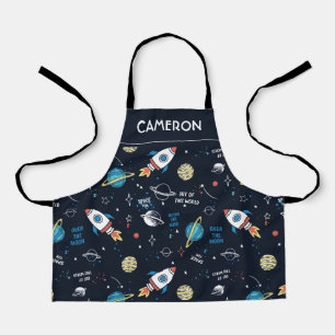 Delantal Fuera de este patrón espacial mundial