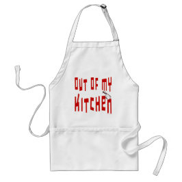 Delantal Fuera de mi cocina, divertido diciendo Apron