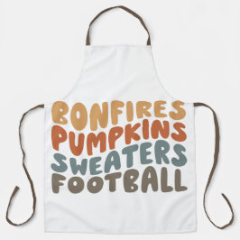 Delantal Fugas de fuego y fútbol