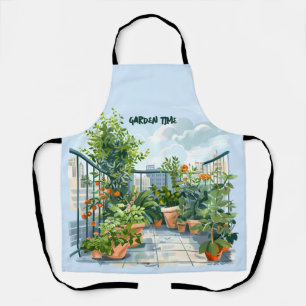 Delantal Fun Gardening Cita Hermoso Camino Jardín Jardiner