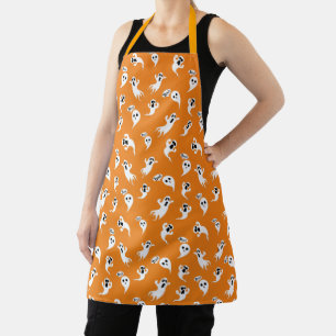 Delantal Fun Halloween Little Ghost Pattern