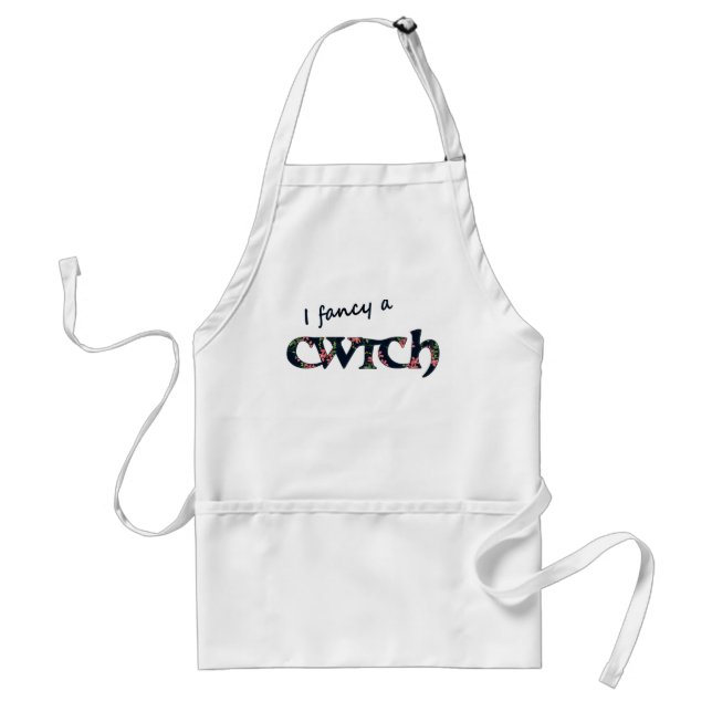 Delantal Fun Welsh Cwtch Apron, floral (Frente)