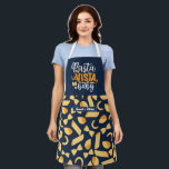 Delantal Fundido modelo de cocina pasta La Vista<br><div class="desc">Divertido y genial delantal para hacer la cocina más divertida. Regalo personalizado para la familia y amigos que aman cocinar, cocinar y probar una nueva receta en la cocina. Personalizar la redacción para que se ajuste a su ocasión. Puede utilizar la Herramienta de diseño para cambiar aún más el tipo...</div>