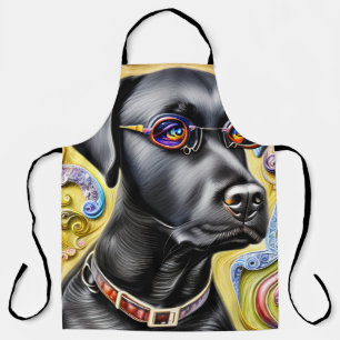 Delantal Funky Black Labrador
