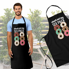 Delantal Funny 6 Empaque Donuts de sangre para papá en luga