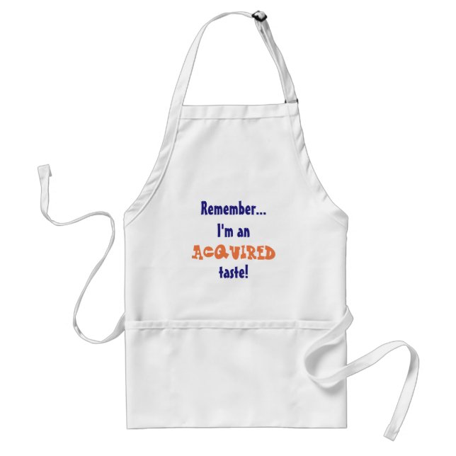 Delantal Funny Adquirida Taste BBQ (Frente)