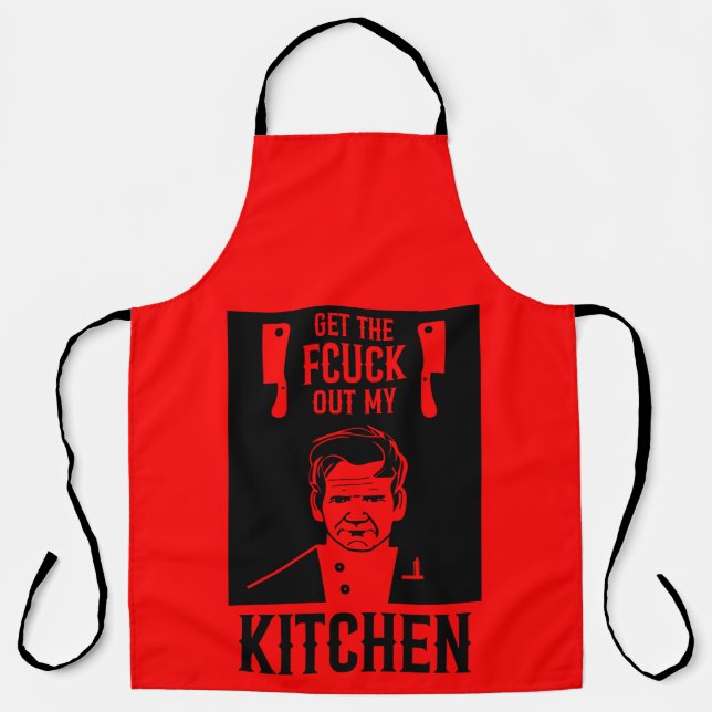Delantal Funny Angry Chef (Anverso)