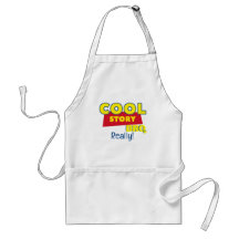 Funny Apron Chef con bolsillos, genial historia he