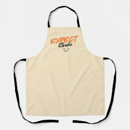 Delantal Funny Apron Expect Carbs! Chef Gift
