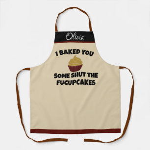 Delantal Funny Baker Apron - Nombre personalizado y regalo 