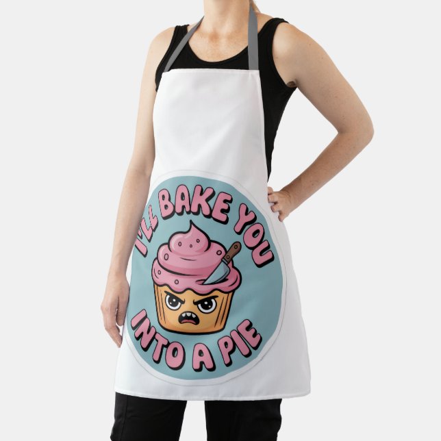 Delantal Funny Baking Apron - I'll Bake You Into A Pie Cupc (in situ)