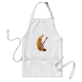 Delantal Funny Banana Guitar Apron | Cartoon Cooking Apron