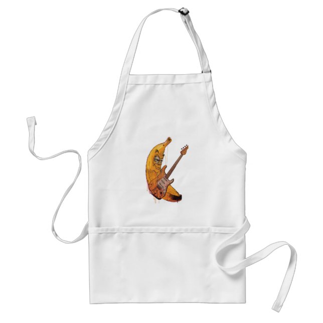 Delantal Funny Banana Guitar Apron | Cartoon Cooking Apron (Frente)