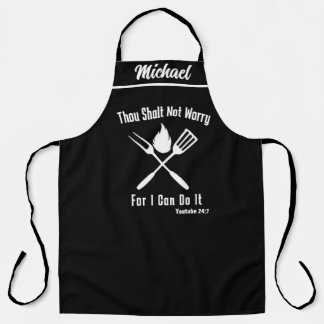 Delantal Funny BBQ Dad Apron - Citas del Día del Padre