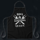 Delantal Funny BBQ Personalizada Barbacoa Reina Apron<br><div class="desc">Funny BBQ Grill Master Barbacoa Personalizada Mejor</div>