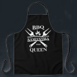 Delantal Funny BBQ Personalizada Barbacoa Reina Apron<br><div class="desc">Funny BBQ Grill Master Barbacoa Personalizada Mejor</div>
