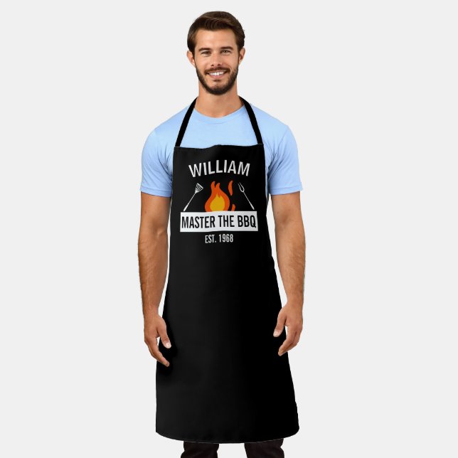 Delantal Funny BBQ Personalized Kitchen (Gastado)