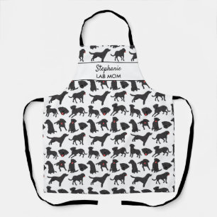 Delantal Funny Black Lab Dog Lover Perro Mamá Papá Person