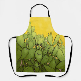 Delantal Funny Cactus Succulum Gardener Plant Mom