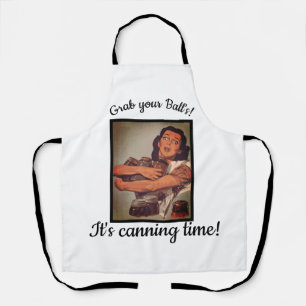 Delantal Funny Canning Time Cook Apron