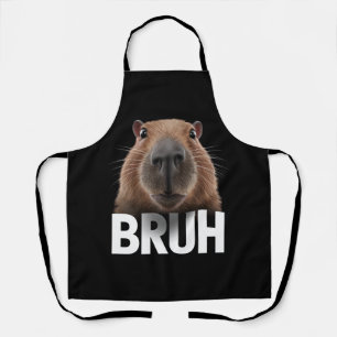 Delantal Funny Capybara Bruh