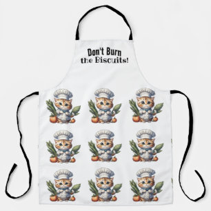 Delantal Funny Cat Chef All-Over Print Apron
