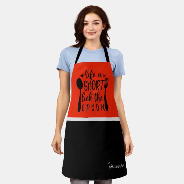 Delantal Funny chef cita a Apron (Gastado)
