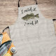 Delantal Funny Chef Fisherman Bass Fish Simple Wildlife (Cool Simple I catch it, I cook it Apron with freshwater bass fish)