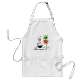 Delantal Funny Chinese Food Stir Fry Wok Cartoon Art